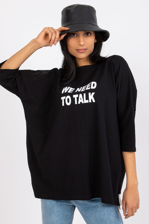 Melna blūze ar subtitriem Olivia RUE...