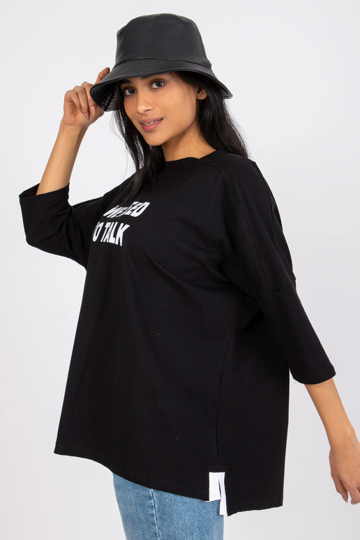 Melna blūze ar subtitriem Olivia RUE...
