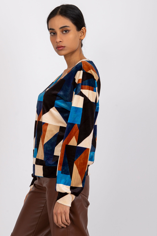 Liliana zila un brūna raksta velūra... Liliana zila un brūna raksta velūra...