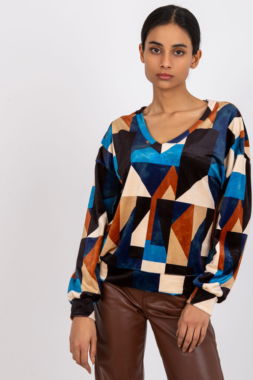 Liliana zila un brūna raksta velūra... Liliana zila un brūna raksta velūra...