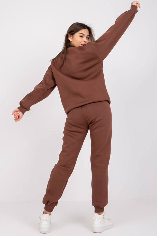Tumši brūns Edvige Cotton Sweatsuit...
