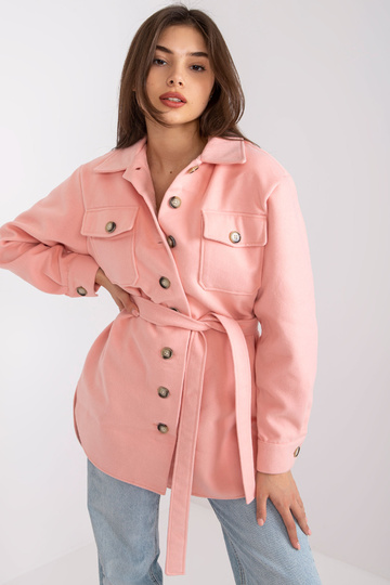 Rozā garš krekls ar svītru...