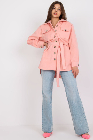 Rozā garš krekls ar svītru... 2