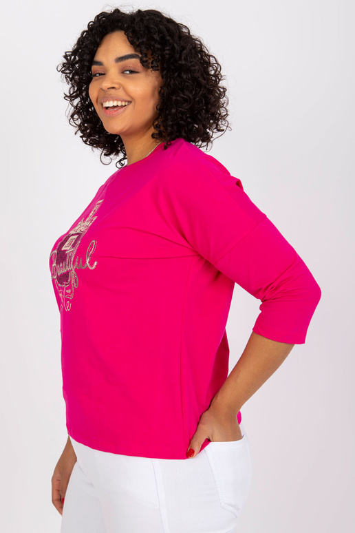 Liela izmēra fuksijas blūze ar Vickey... Liela izmēra fuksijas blūze ar Vickey...