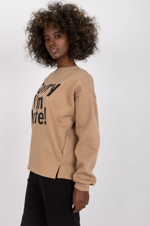 Tumši bēšs liela izmēra sporta krekls...