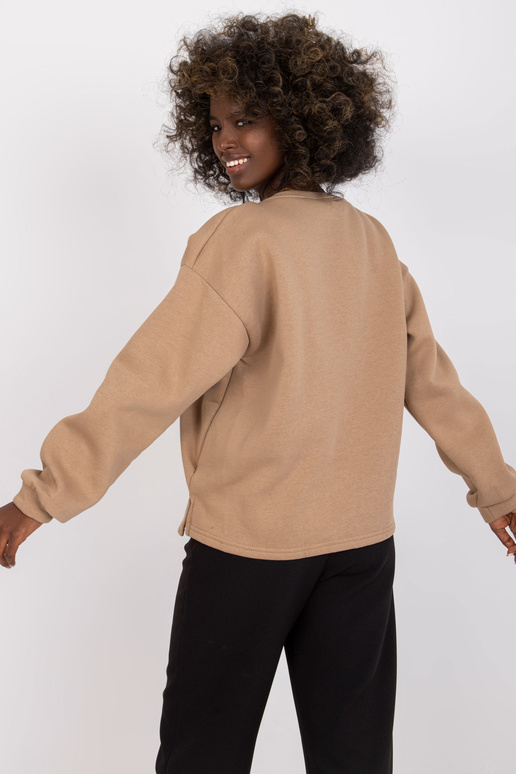 Tumši bēšs liela izmēra sporta krekls...