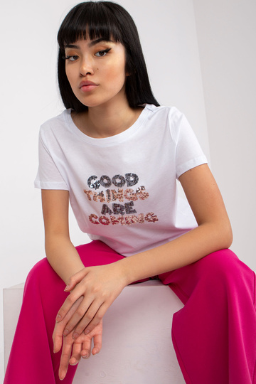 Balts T-krekls ar... 2