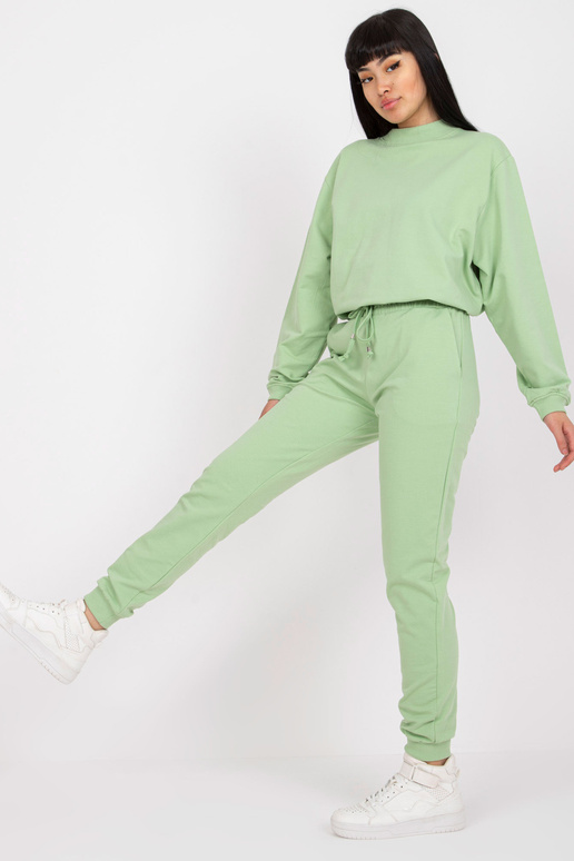 Pamata kokvilnas pistāciju treniņbikses