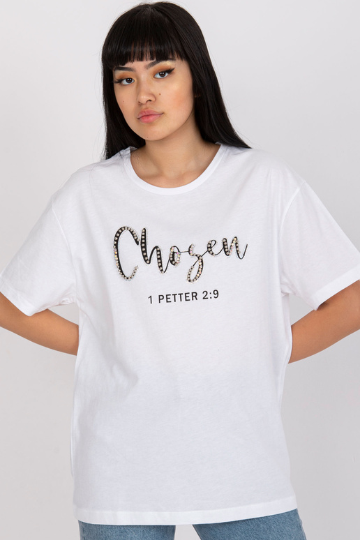 Balts sieviešu t-krekls ar uzrakstu... Balts sieviešu t-krekls ar uzrakstu...