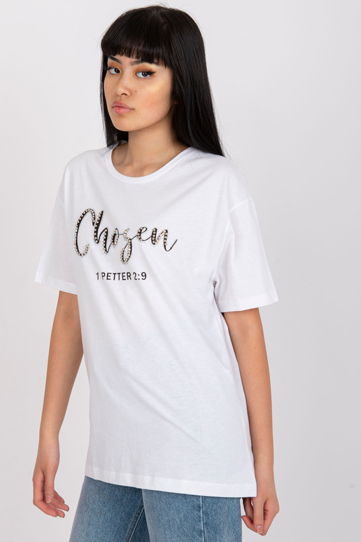 Balts sieviešu t-krekls ar uzrakstu... Balts sieviešu t-krekls ar uzrakstu...