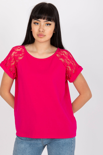 Fuksijas krāsas blūze ar... 2