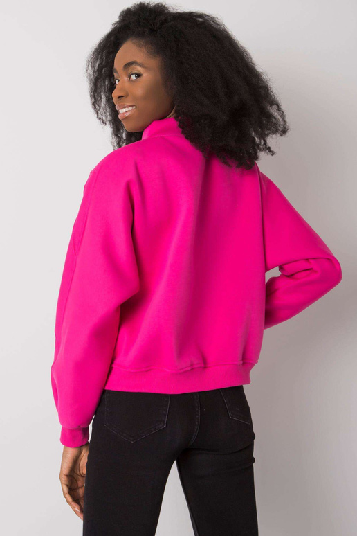 Fuksijas krāsas džemperis bez kapuces...