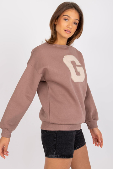 Brūns džemperis ar apaļu... 2