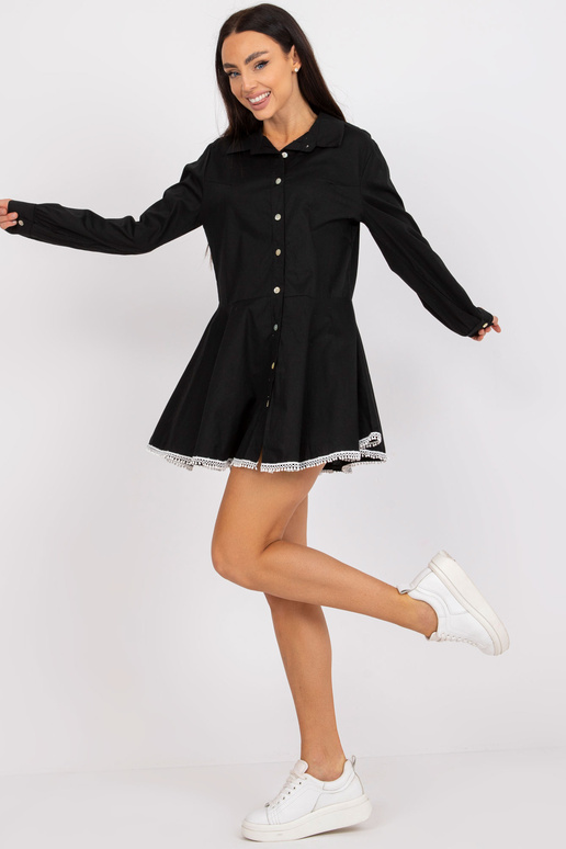 Adrianna melna mini kleita