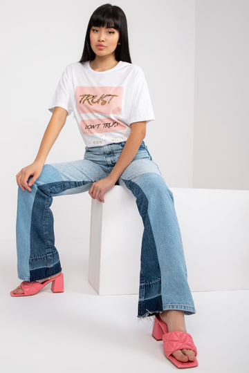 Balts oversize t-krekls ar... 2