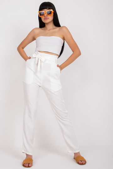 Ecru sieviešu auduma bikses... 2