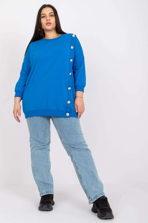 Tumši zila plus izmēra blūze ar... Tumši zila plus izmēra blūze ar...