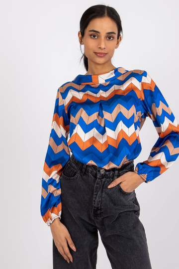 Tumši zila blūze ar... 2