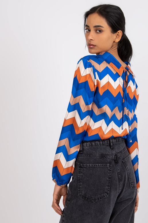 Tumši zila blūze ar Silēzijas apdrukām Tumši zila blūze ar Silēzijas apdrukām