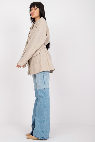 Bēšs īss mētelis ar pogas... 2