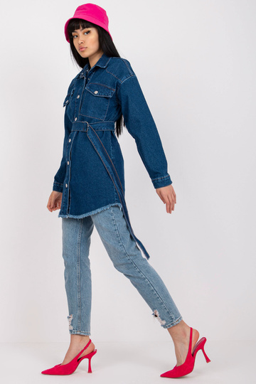 Zils džinsa krekls ar...