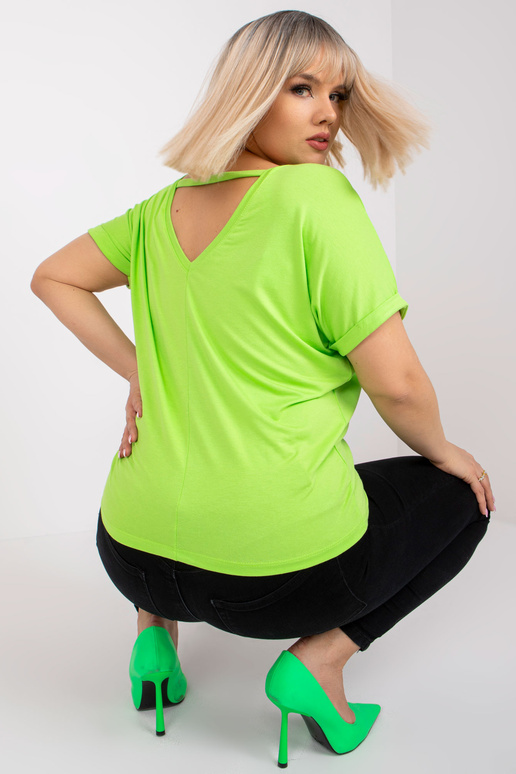 Fluo Green Lose Liela izmēra blūze Dina