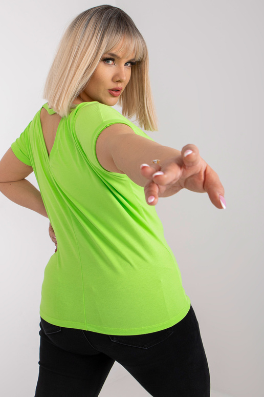 Fluo Green Lose Liela izmēra blūze Dina