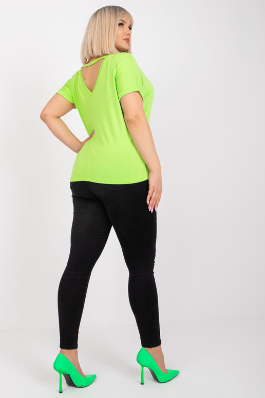 Fluo Green Lose Liela izmēra blūze Dina