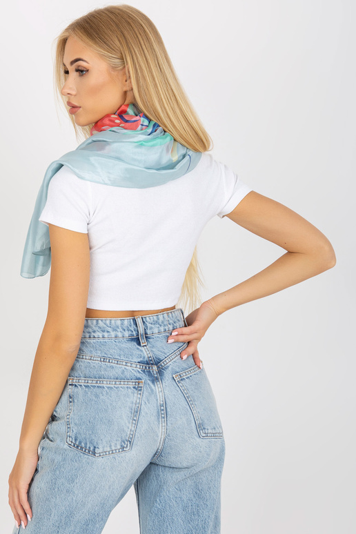 Zils plāns apvalks ar apdruku