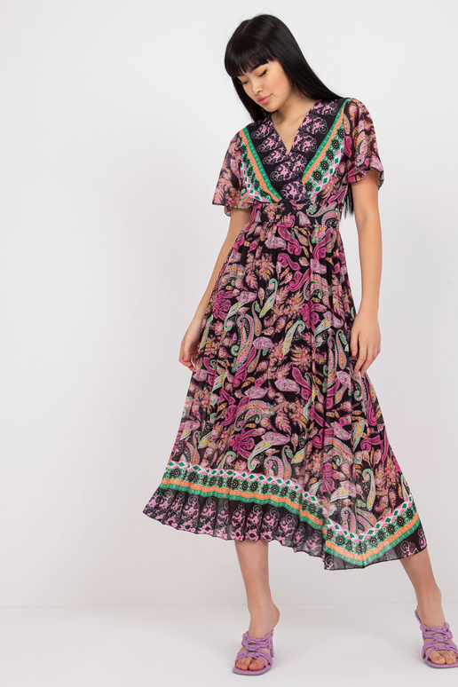 Melna un rozā uzliesmojoša viena...