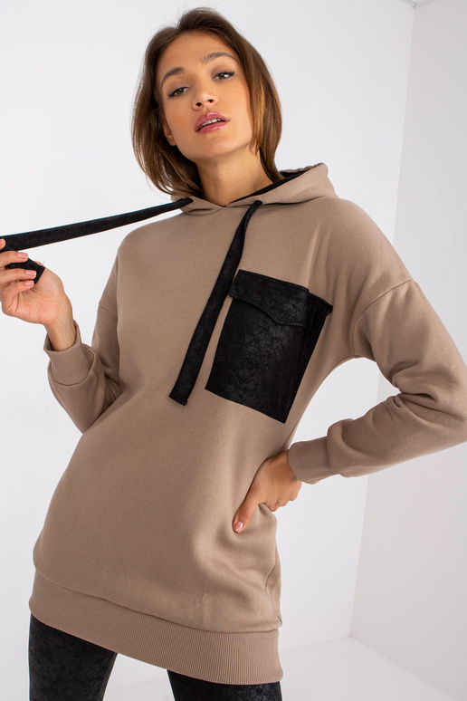 Tumši bēšs treniņtērpa komplekts ar...