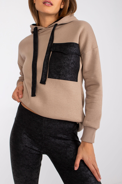 Tumši bēšs treniņtērpa komplekts ar...