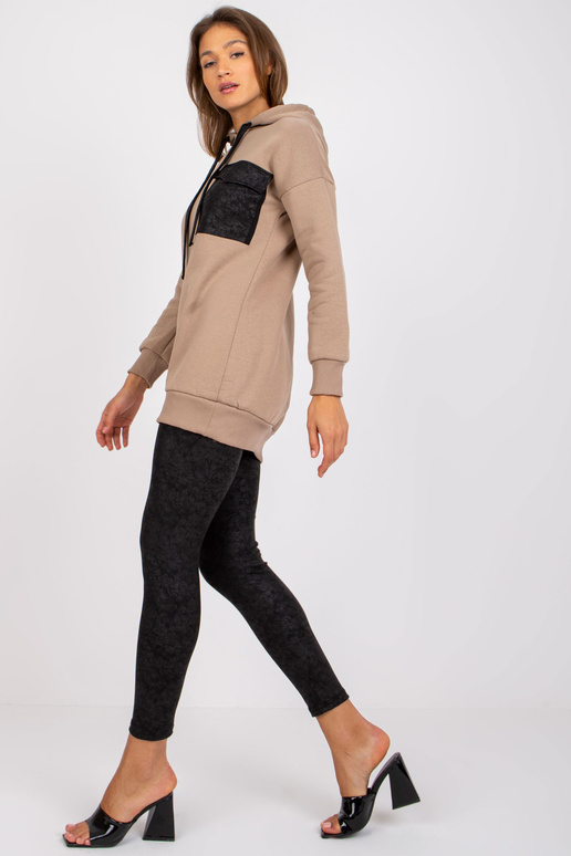 Tumši bēšs treniņtērpa komplekts ar...