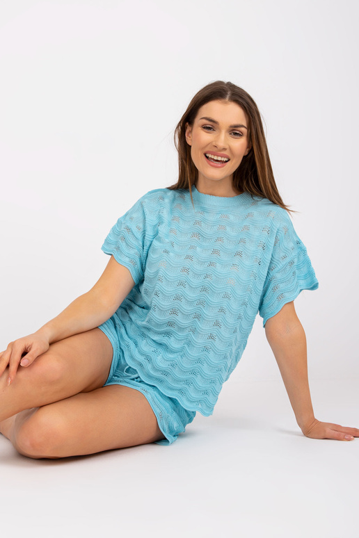 Zils vasaras komplekts ar īsām...