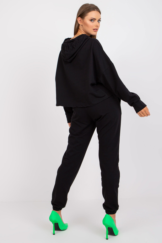 Black Cotton Basic divdaļīgs sporta...