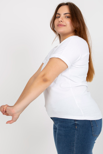 Balts liela izmēra T-krekls... 2