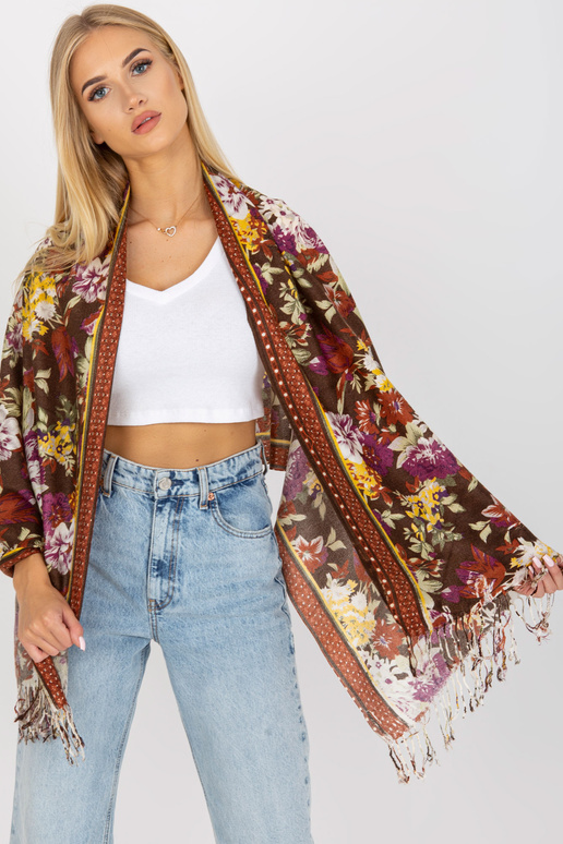 Brūna sieviešu ziedu strope