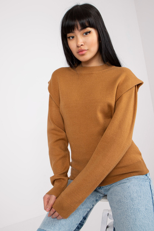 Kamieļu sieviešu klasiskais džemperis...