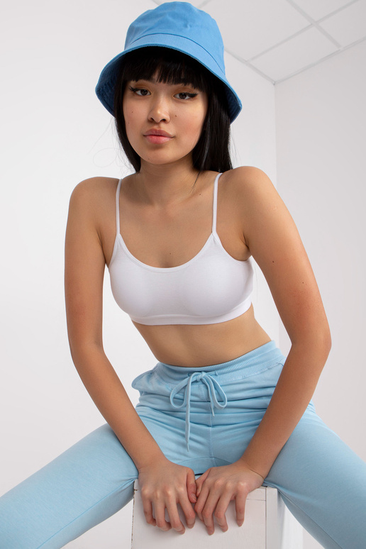 Sieviešu balts īss topiņš uz plānām...