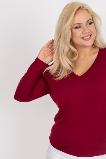 Burgundijas plus izmēra...