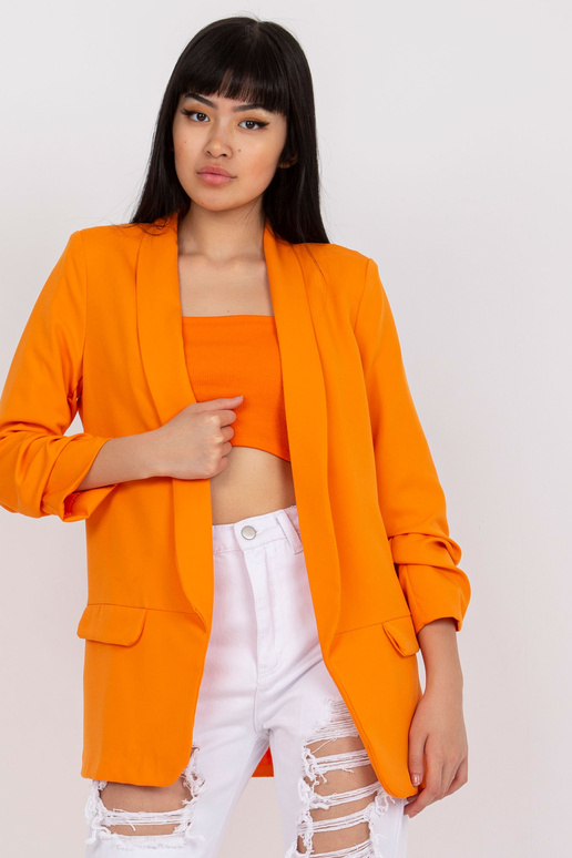 Gaiši oranžs sieviešu žakete ar Adela... Gaiši oranžs sieviešu žakete ar Adela...