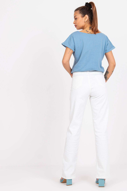 Gaiši zils t-krekls sievietēm basic...