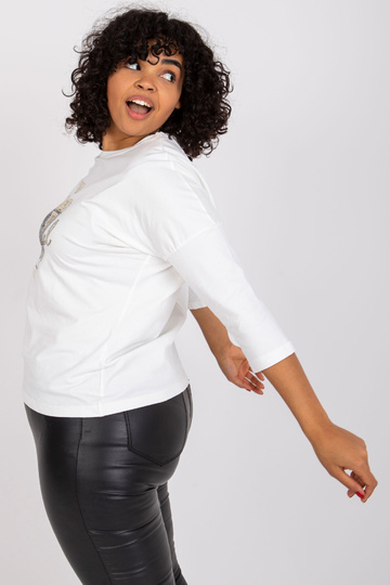 Ecru plus izmēra blūze ar...