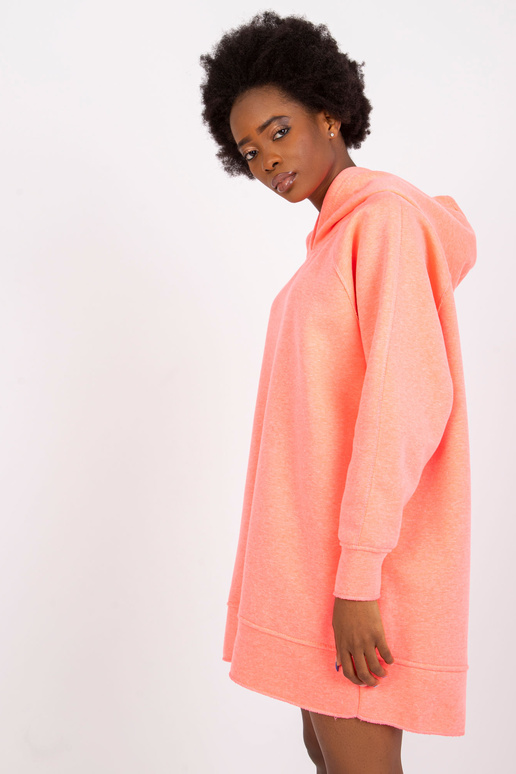 Fluo rozā džemperis Basic hoodie...