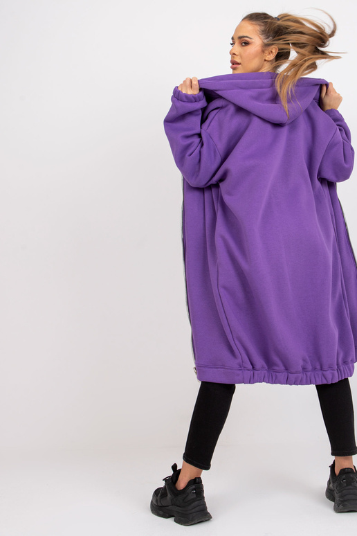 Tumši violets garais sporta krekls...