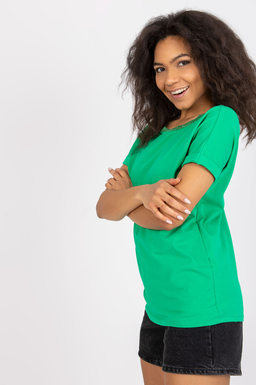 Zaļa blūze ar kaklu mugurā Salma RUE... Zaļa blūze ar kaklu mugurā Salma RUE...