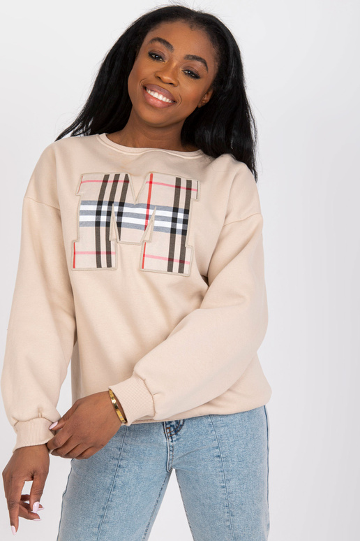 Bēšs džemperis bez kapuces ar Elise...