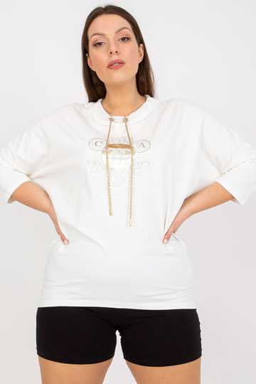 Ecru plus izmēra blūze ar... 2