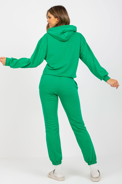 Zaļš divdaļīgs apdrukāts treniņtērpa...