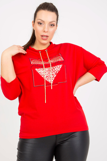 Sarkana plus izmēra blūze... 2